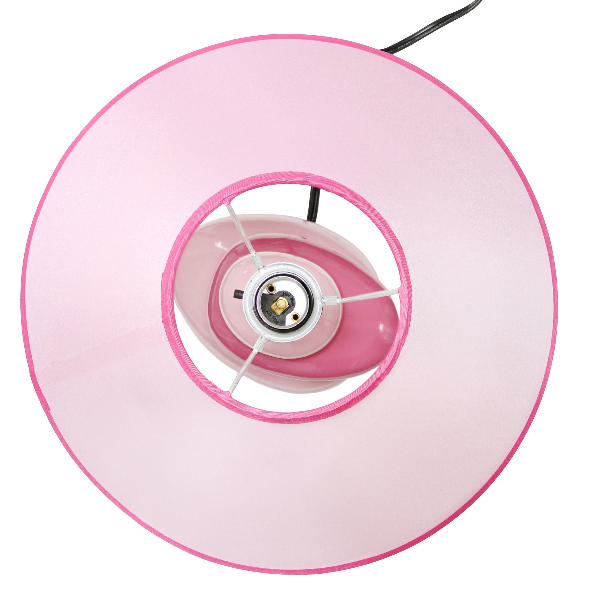 All The Rages Priva 17" Pink Contemporary Ceramic Stacking Stones Table Lamp