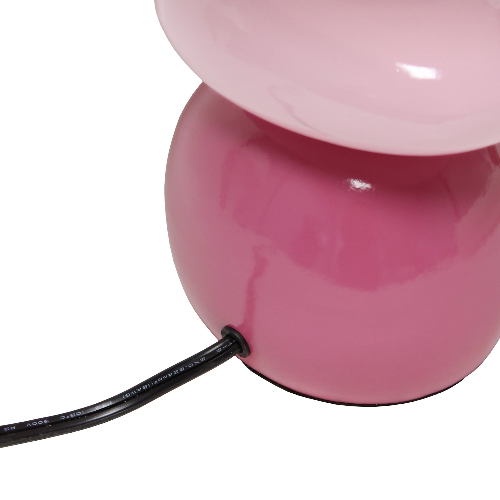 All The Rages Priva 17" Pink Contemporary Ceramic Stacking Stones Table Lamp