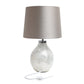 All The Rages Simple Designs 1-Light Pearl Table Lamp With Fabric Shade