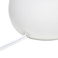 All The Rages Simple Designs 14" 2-Toned Metallic Gold & White Metal 4-Settings Touch Table Lamp With White Fabric Drum Shade