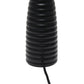 All The Rages Simple Designs Black Alsace Bottle Table Lamp