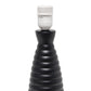 All The Rages Simple Designs Black Alsace Bottle Table Lamp