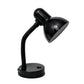 All The Rages Simple Designs Black Basic Metal Desk Lamp With Flexible Hose Neck