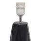 All The Rages Simple Designs Black Ceramic Prism Table Lamp