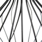 All The Rages Simple Designs Black Geometrically Wired Table Lamp