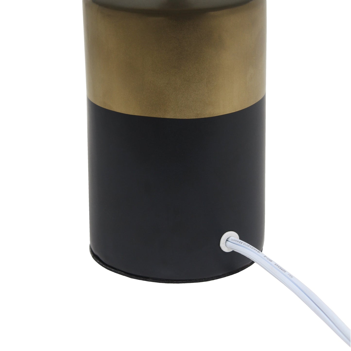 All The Rages Simple Designs Black & Gold 2-Toned Basics Table Lamp