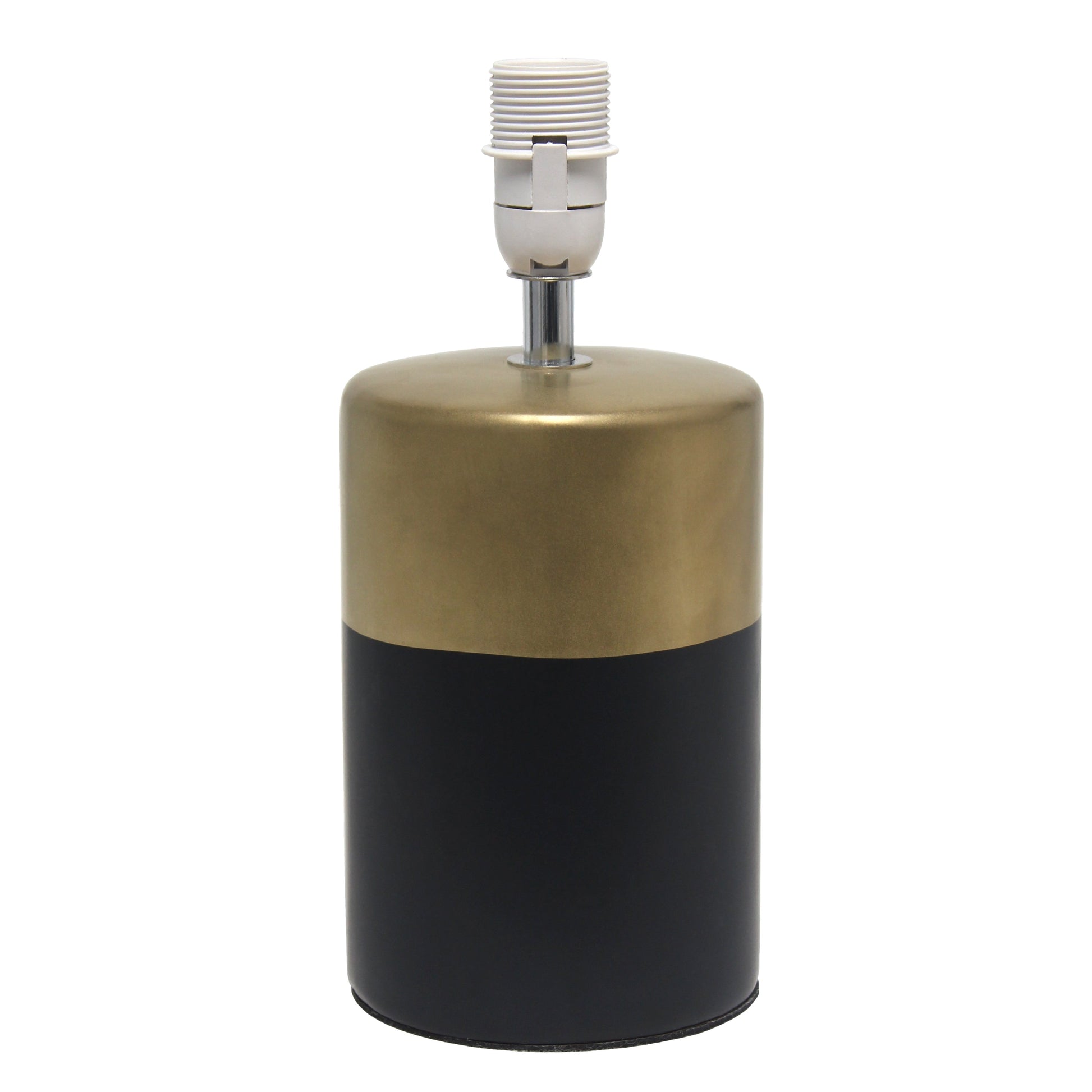 All The Rages Simple Designs Black & Gold 2-Toned Basics Table Lamp