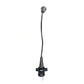All The Rages Simple Designs Black LED Gooseneck Clip Light Desk Lamp