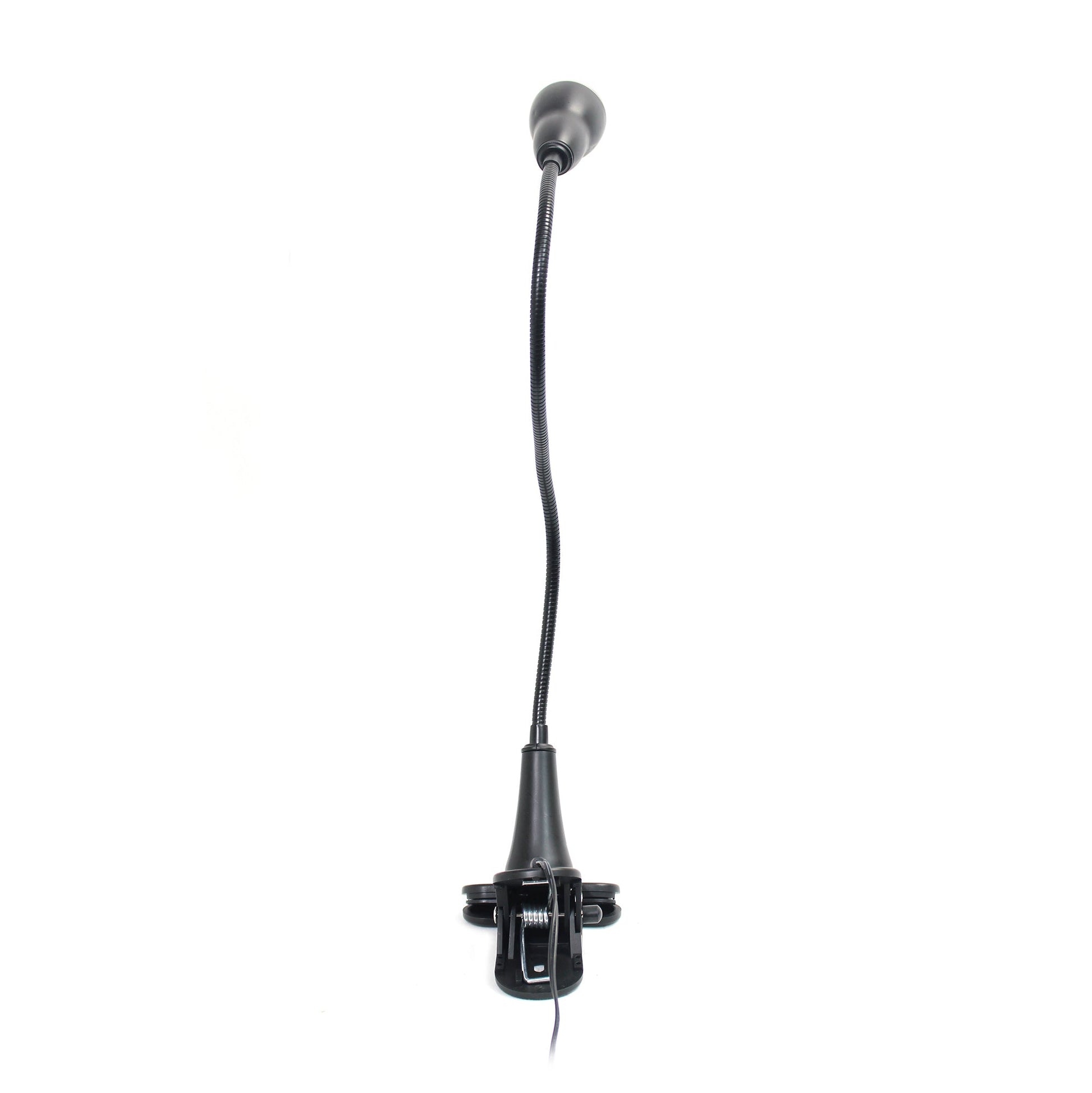 All The Rages Simple Designs Black LED Gooseneck Clip Light Desk Lamp