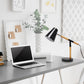 All The Rages Simple Designs Black Matte & Wooden Pivot Desk Lamp