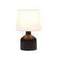All The Rages Simple Designs Black Mini Bocksbeutal Concrete Table Lamp