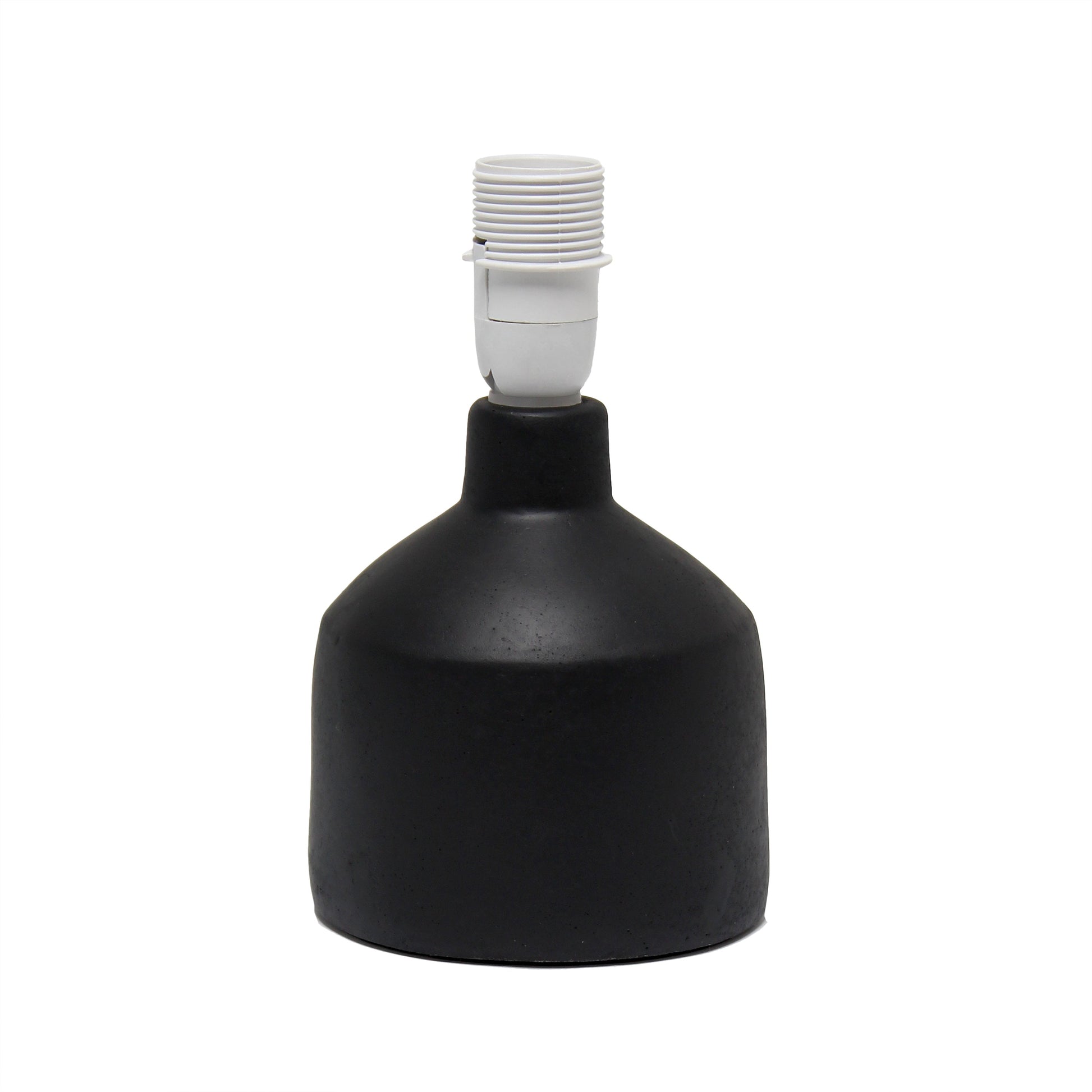 All The Rages Simple Designs Black Mini Bocksbeutal Concrete Table Lamp