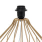 All The Rages Simple Designs Black On Copper Geometrically Wired Table Lamp