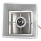 All The Rages Simple Designs Brushed Nickel 2-Pack Table Lamps With USB Charging Port & White Fabric Shades