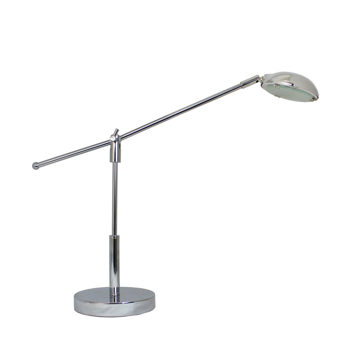 All The Rages Simple Designs Chrome 3W Balance Arm LED Desk Lamp With Swivel Head
