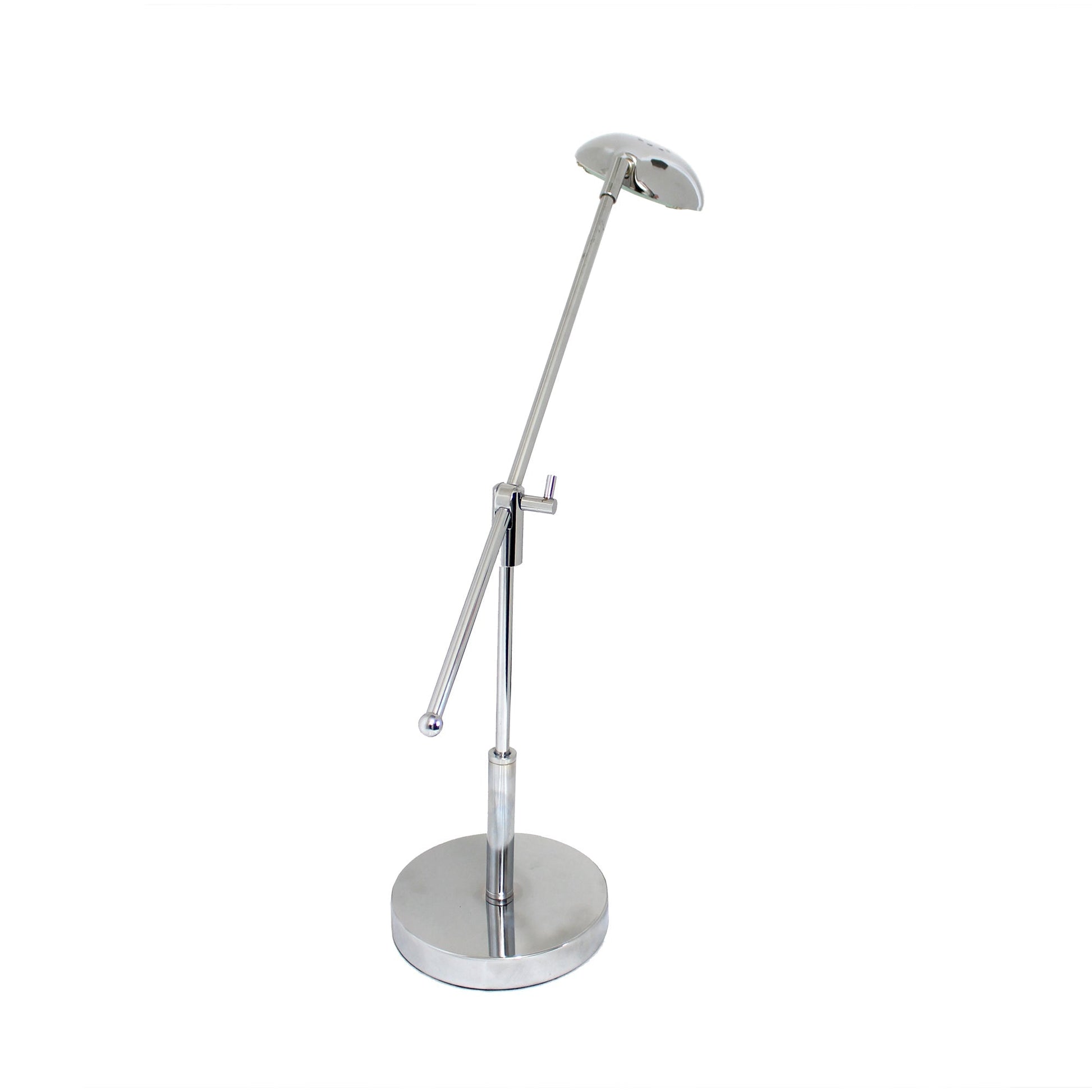 All The Rages Simple Designs Chrome 3W Balance Arm LED Desk Lamp With Swivel Head