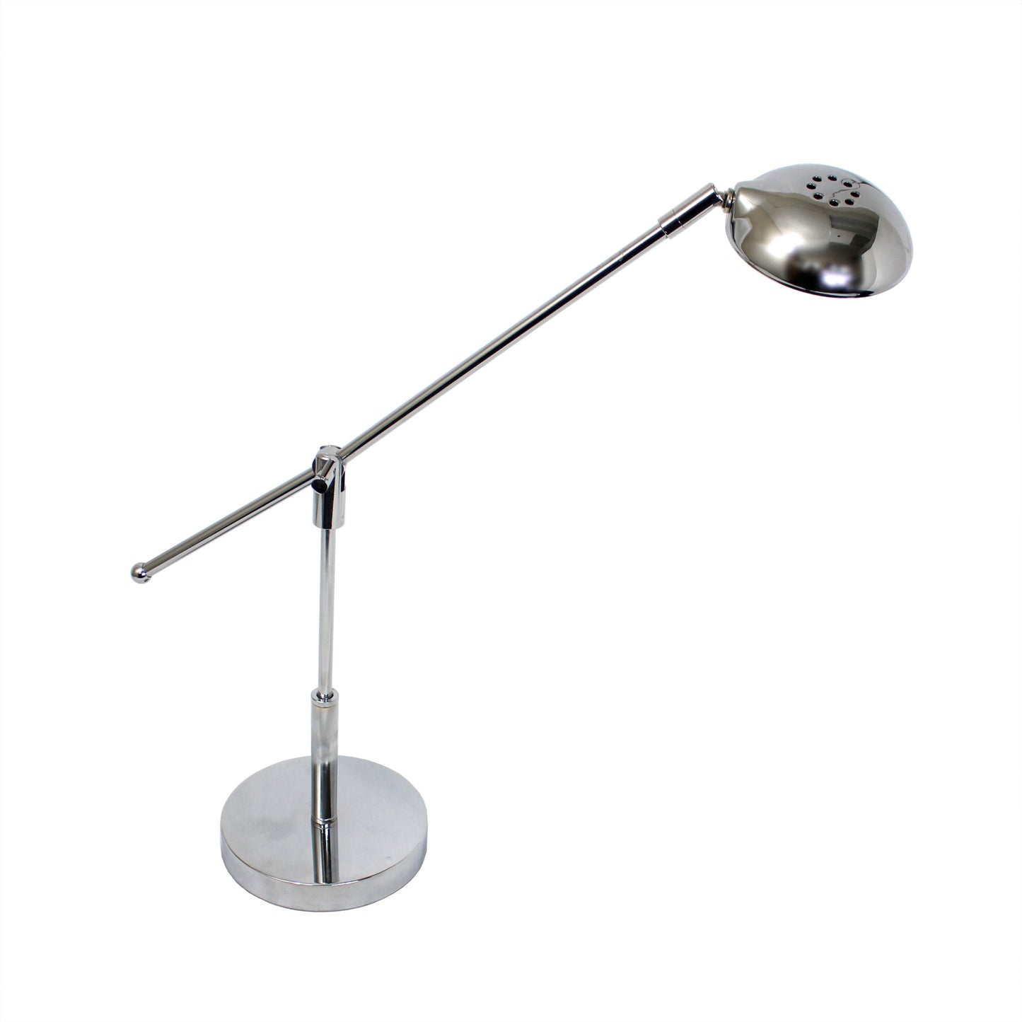 All The Rages Simple Designs Chrome 3W Balance Arm LED Desk Lamp With Swivel Head