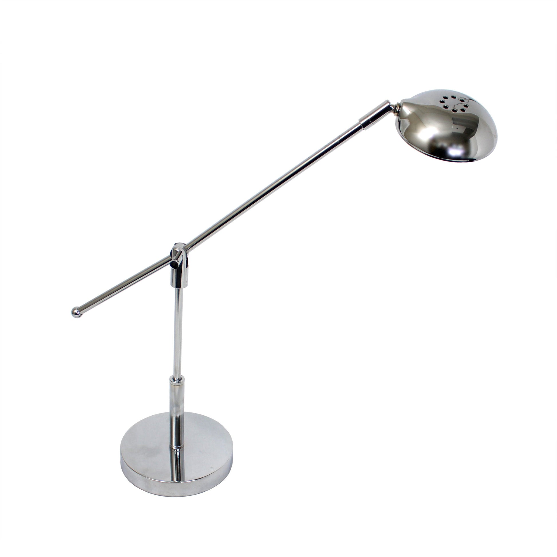 All The Rages Simple Designs Chrome 3W Balance Arm LED Desk Lamp With Swivel Head