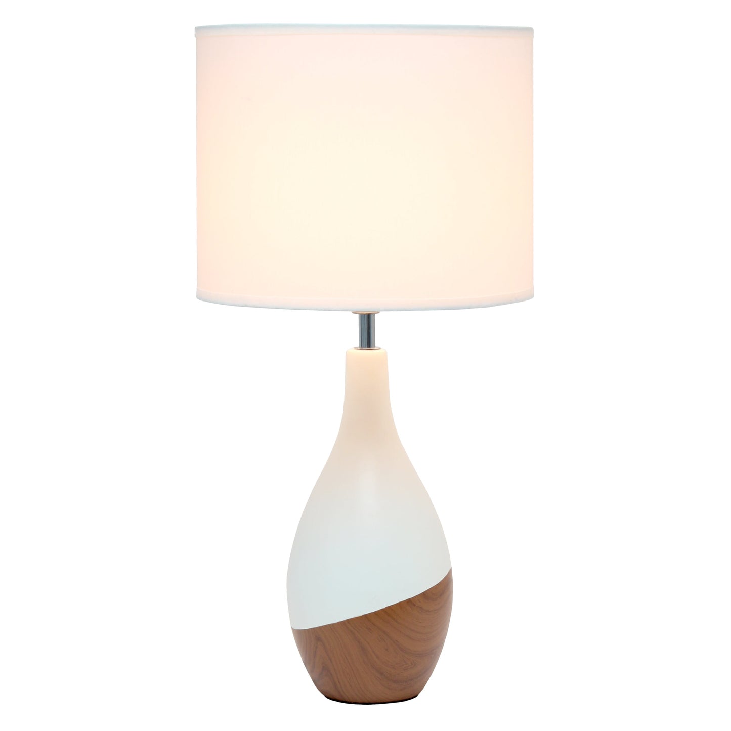 All The Rages Simple Designs Dark Wood Strikers Basic Table Lamp