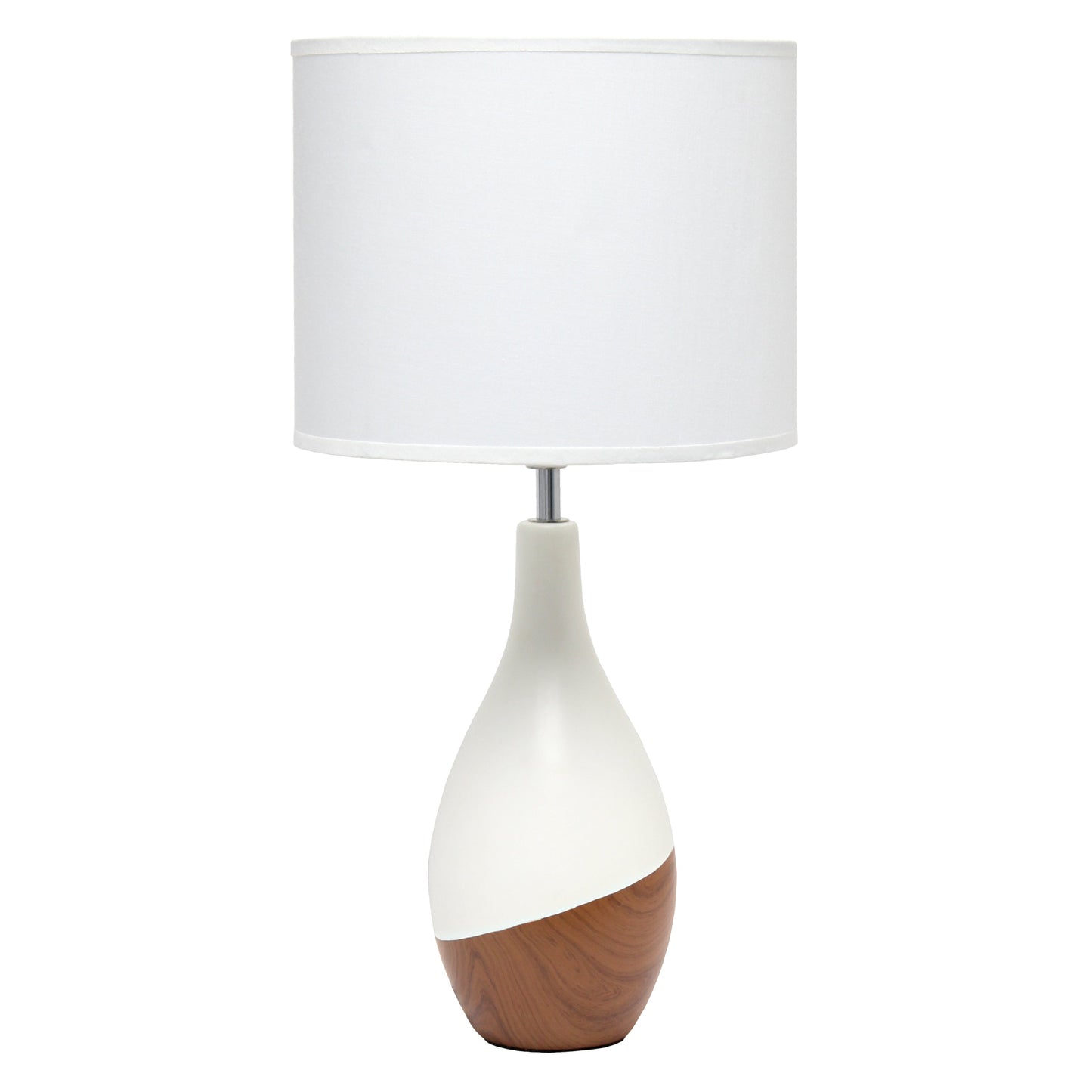 All The Rages Simple Designs Dark Wood Strikers Basic Table Lamp