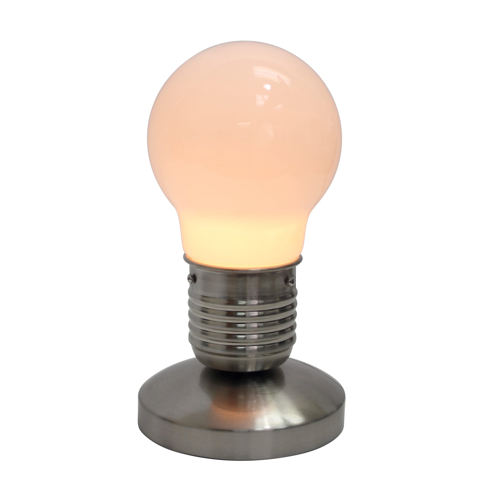 All The Rages Simple Designs Edison Style Minimalist Idea Bulb Mini Touch Desk Lamp