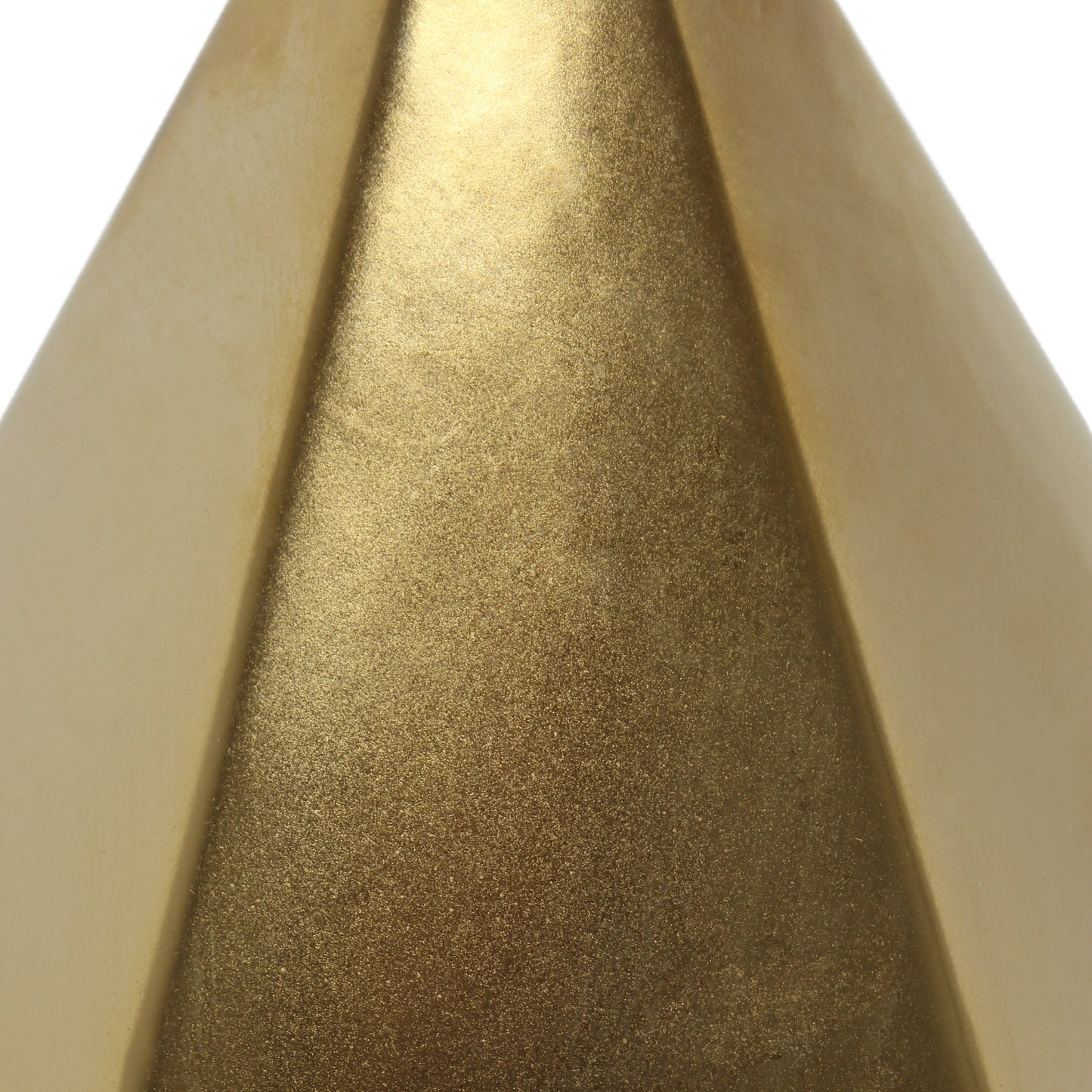 All The Rages Simple Designs Gold Pyramid Table Lamp