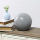 All The Rages Simple Designs Gray 1-Light Mosaic Stone Ball Table Lamp