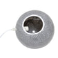 All The Rages Simple Designs Gray 1-Light Mosaic Stone Ball Table Lamp