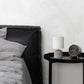 All The Rages Simple Designs Gray 10" Webbed Waves Base Table Lamp With White Fabric Drum Shade