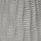 All The Rages Simple Designs Gray 11" Ceramic Texture Pastel Table Lamp With Matching Fabric Shade