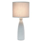 All The Rages Simple Designs Gray Alsace Bottle Table Lamp