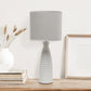 All The Rages Simple Designs Gray Alsace Bottle Table Lamp