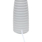All The Rages Simple Designs Gray Alsace Bottle Table Lamp