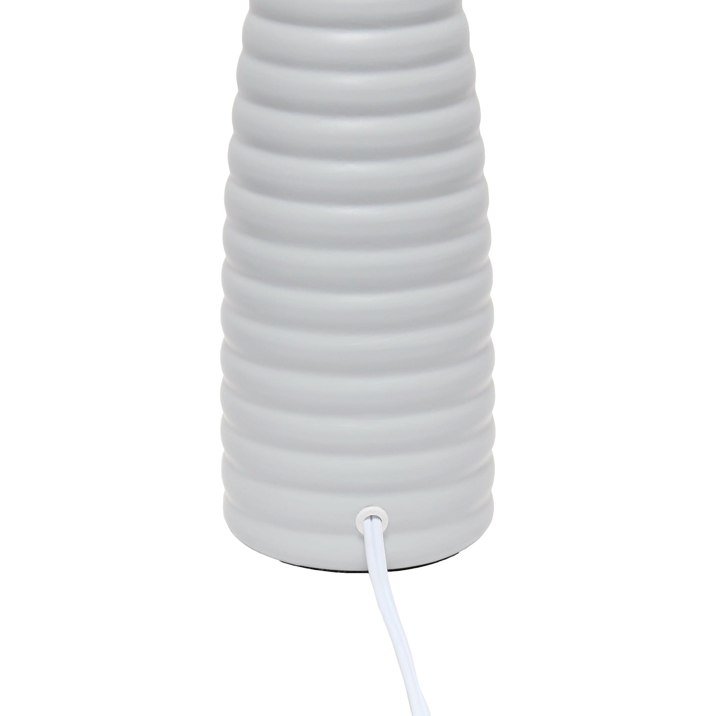 All The Rages Simple Designs Gray Alsace Bottle Table Lamp