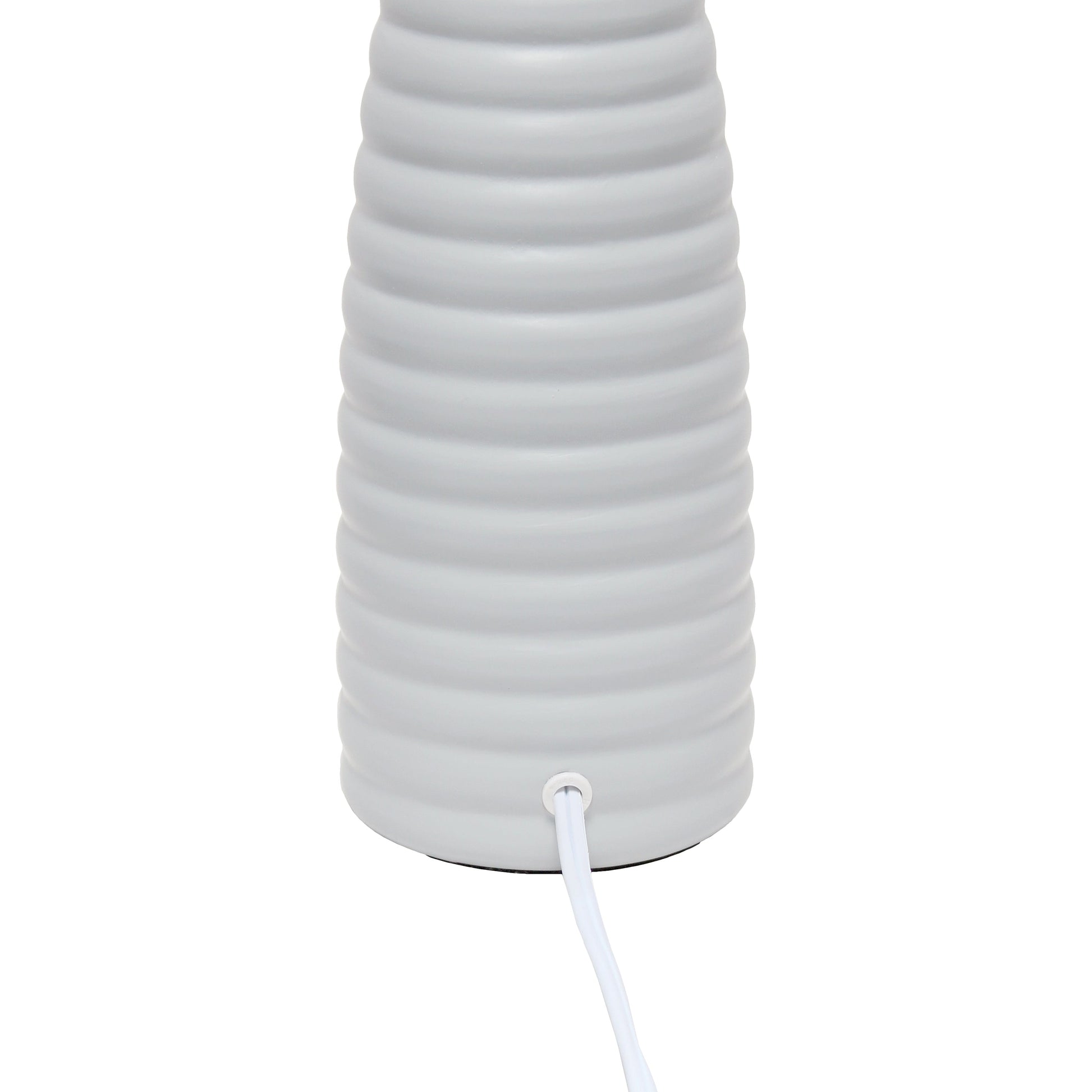 All The Rages Simple Designs Gray Alsace Bottle Table Lamp