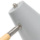 All The Rages Simple Designs Gray Matte & Wooden Pivot Desk Lamp