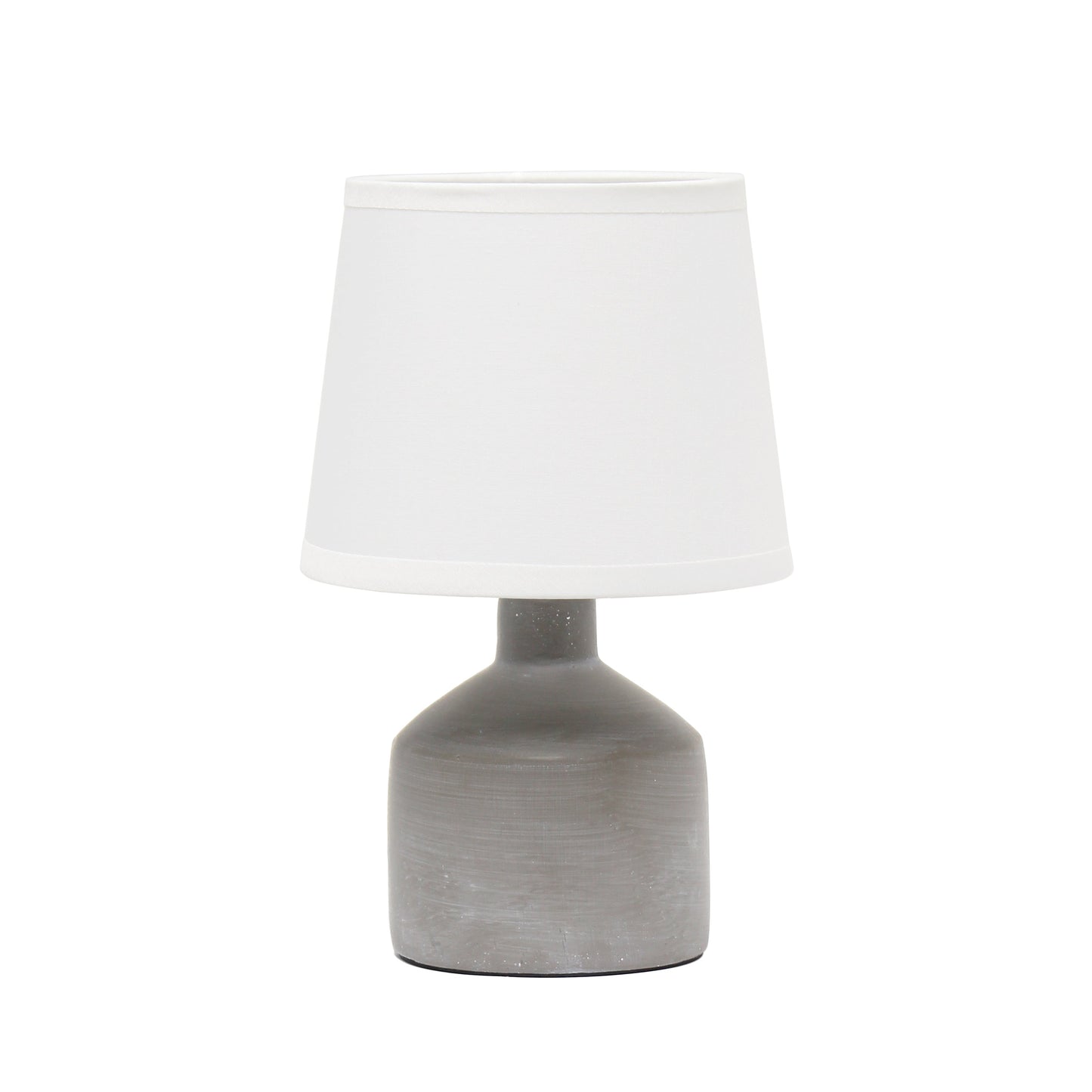All The Rages Simple Designs Gray Mini Bocksbeutal Concrete Table Lamp