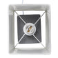All The Rages Simple Designs Gray Petite Faux Stone Table Lamp With White Fabric Shade
