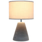 All The Rages Simple Designs Gray Pinnacle Concrete Table Lamp