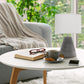 All The Rages Simple Designs Gray Pinnacle Concrete Table Lamp