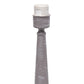 All The Rages Simple Designs Gray Wash Traditional Candlestick Table Lamp