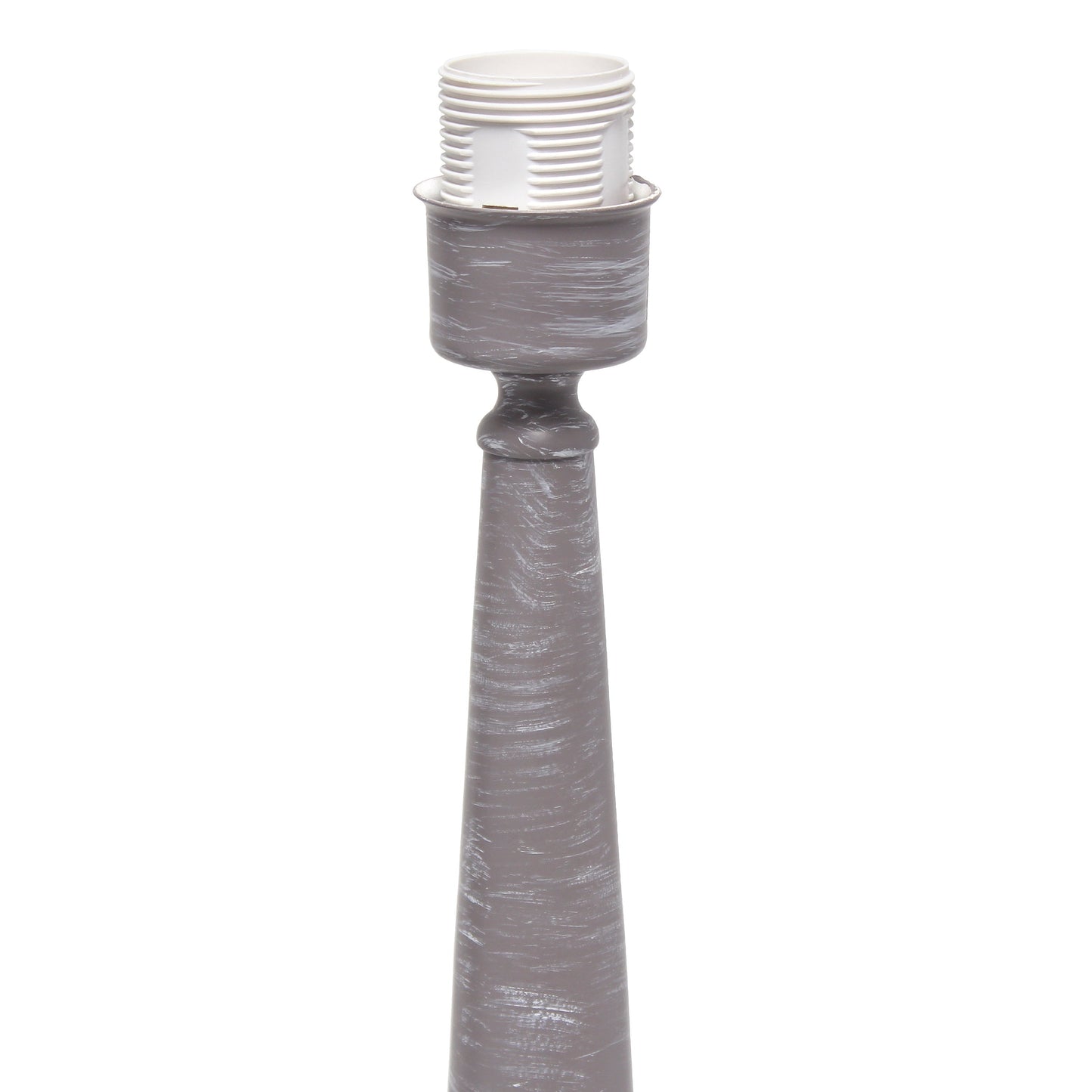 All The Rages Simple Designs Gray Wash Traditional Candlestick Table Lamp