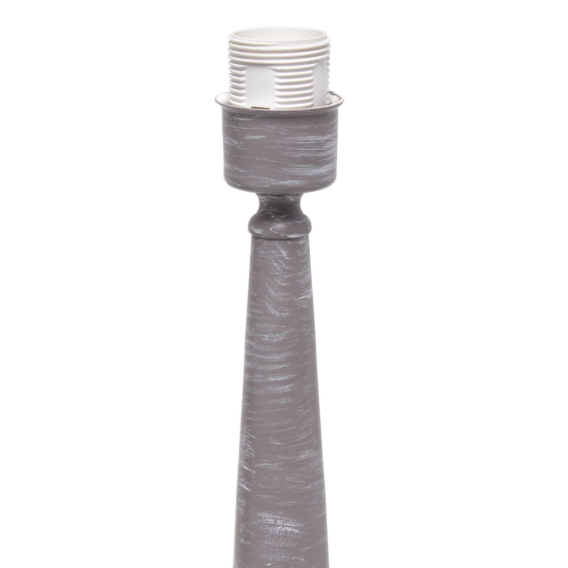 All The Rages Simple Designs Gray Wash Traditional Candlestick Table Lamp