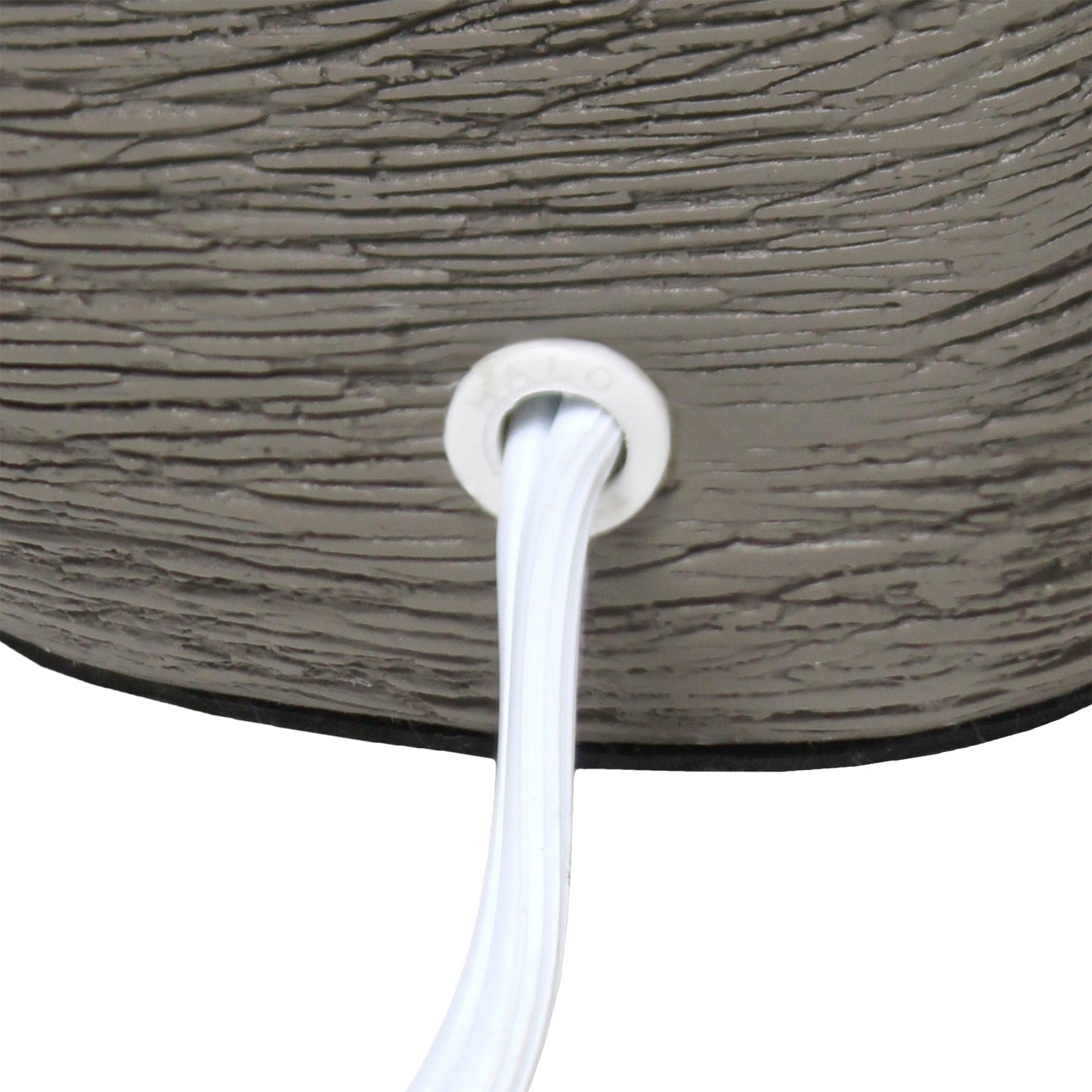 All The Rages Simple Designs Grayish Brown Bedrock Ceramic Table Lamp