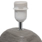 All The Rages Simple Designs Grayish Brown Bedrock Ceramic Table Lamp