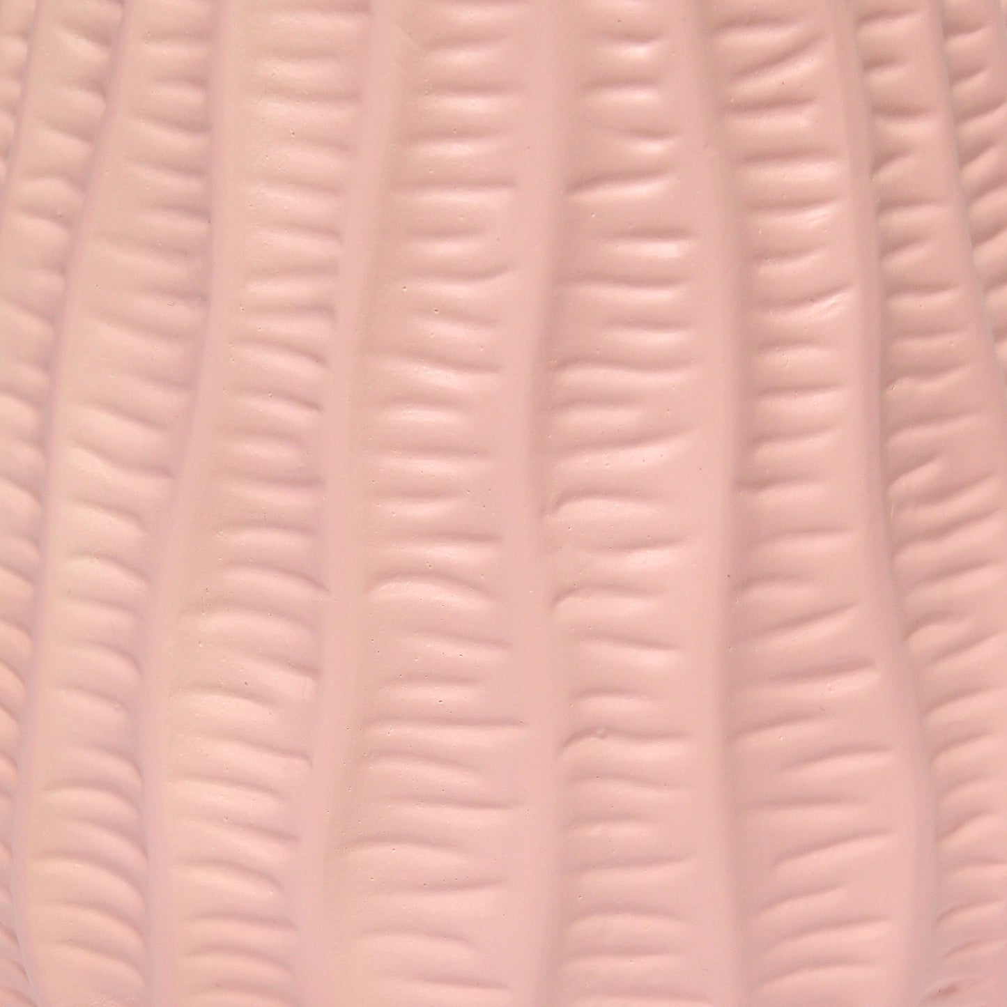 All The Rages Simple Designs Light Pink 11" Ceramic Texture Pastel Table Lamp With Matching Fabric Shade