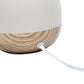 All The Rages Simple Designs Light Wood & Light Gray Petite Mid Century Table Lamp