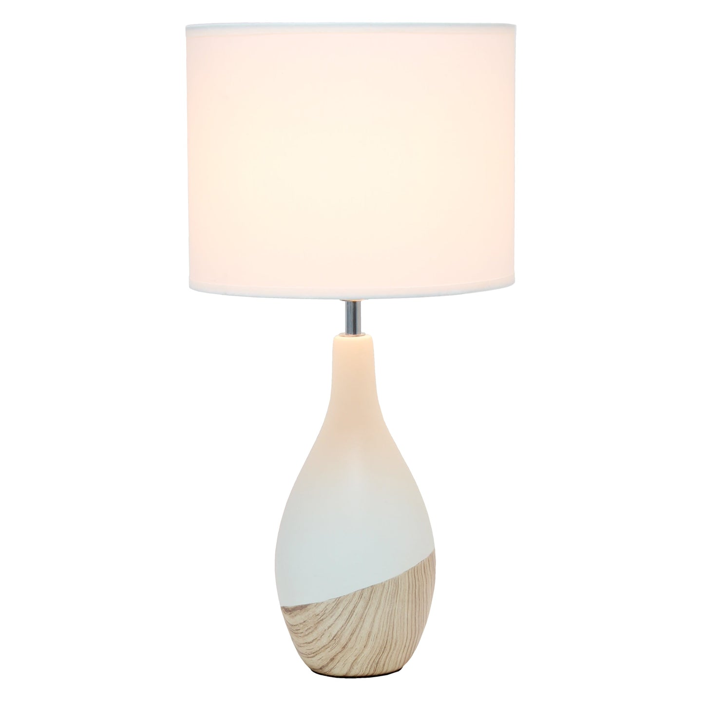 All The Rages Simple Designs Light Wood Strikers Basic Table Lamp