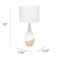 All The Rages Simple Designs Light Wood Strikers Basic Table Lamp