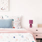 All The Rages Simple Designs Mauve 10" Ceramic Table Lamp With Matching Fabric Shade
